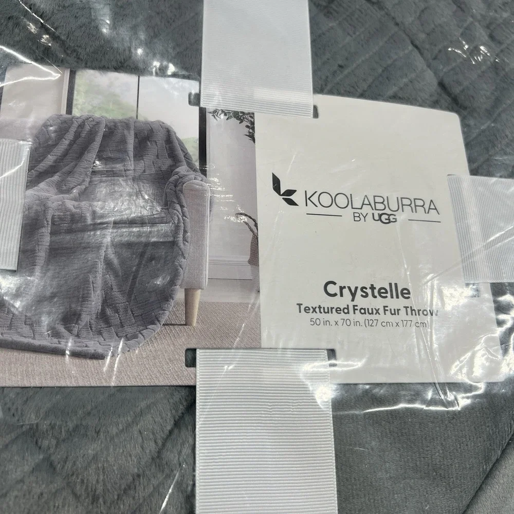 Koolaburra by UGG Crystelle Textured Faux Fur Throw 50